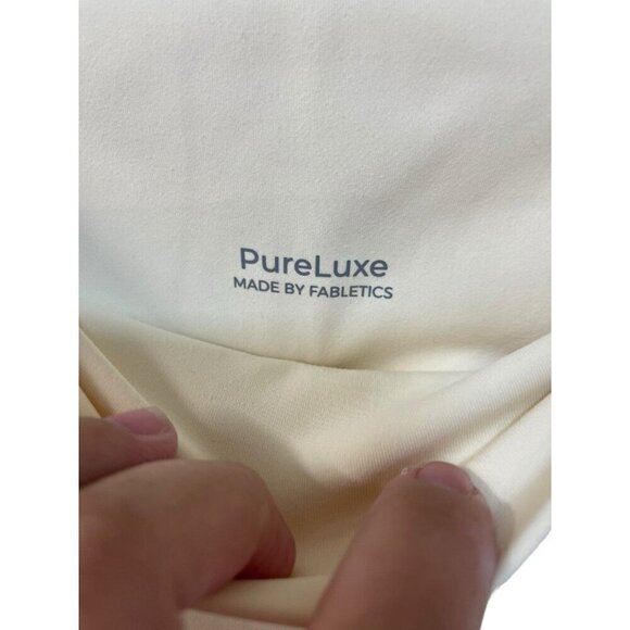 Fabletics Pureluxe Pocket Leggings 7/8 Yellow Size Large - Picture 2 of 5